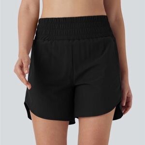 HALARA Breezeful High Waisted Curved Hem Quick Dry Running Shorts 5”